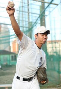 延岡学園の最速153キロ右腕･藤川敦也投手