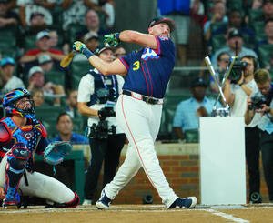 MLBホームランダービー　ホームランダービーの決勝戦に臨むローリー(撮影･垰建太)