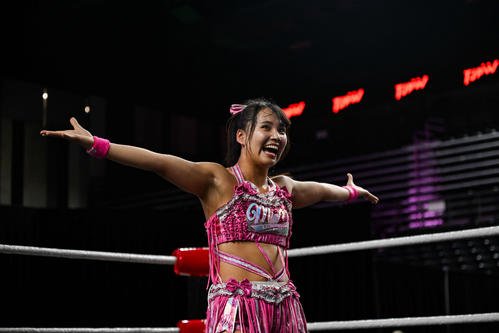 ダラス大会での前哨戦で中島翔子に勝利した渡辺未詩