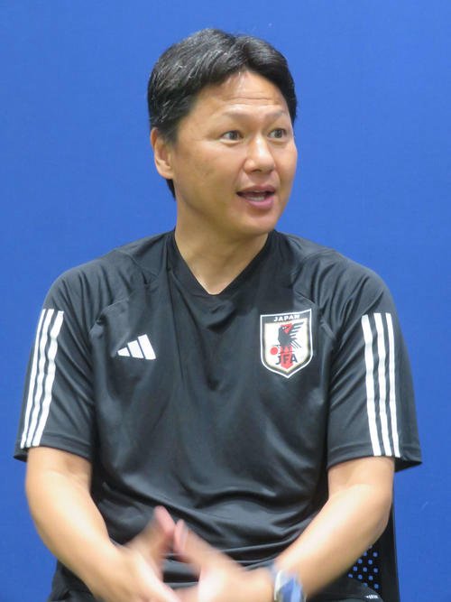 ロサンゼルス五輪を目指すU－23日本代表の大岩剛監督(撮影･佐藤成)