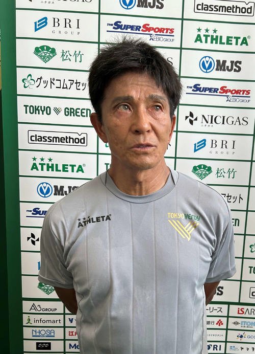 リーグ再開へ意欲を口にする東京V城福浩監督