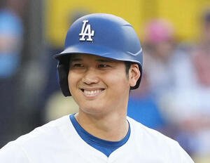 ドジャース大谷翔平(2025年4月12日撮影)