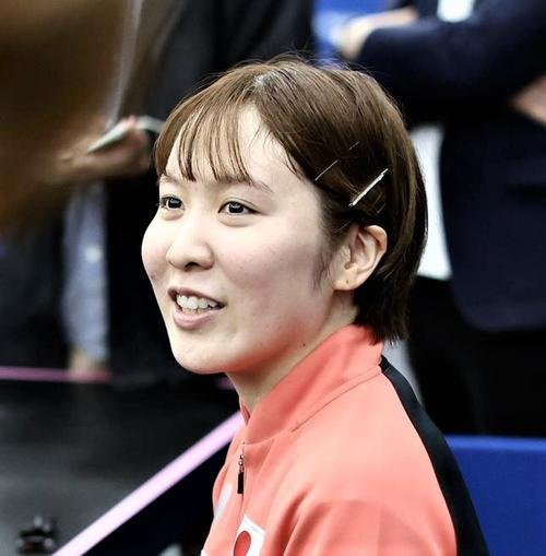 卓球女子シングルスの平野美宇(2025年5月撮影)