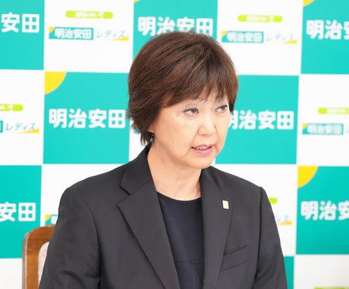 日本女子プロゴルフ協会の小林会長(2025年7月17日撮影)