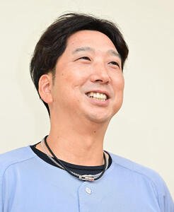 前半戦を総括する阪神藤川監督(撮影･清水貴仁)