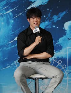マイナビオールスター2025の前日イベントに意気込みを語るオリックス太田(撮影･前田充)