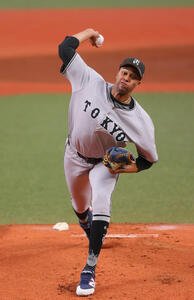全パ対全セ　全セ先発のマルティネス(撮影･上山淳一)