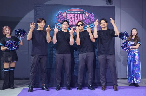 マイナビオールスターゲーム2025スペシャルステージに登場するロッテの選手たち