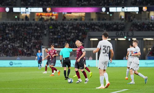 2023年6月　国立競技場で行われた神戸とバルセロナの1戦