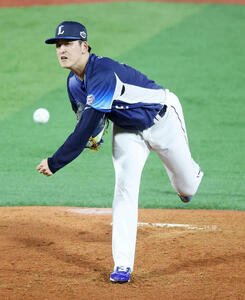 全セ対全パ　力投する全パ隅田(撮影･鈴木正人)