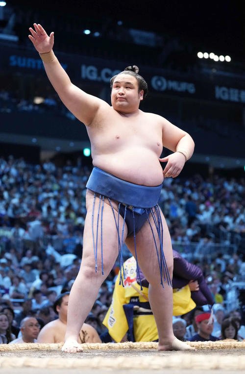 所作を披露する阿武剋(2025年7月23日撮影)