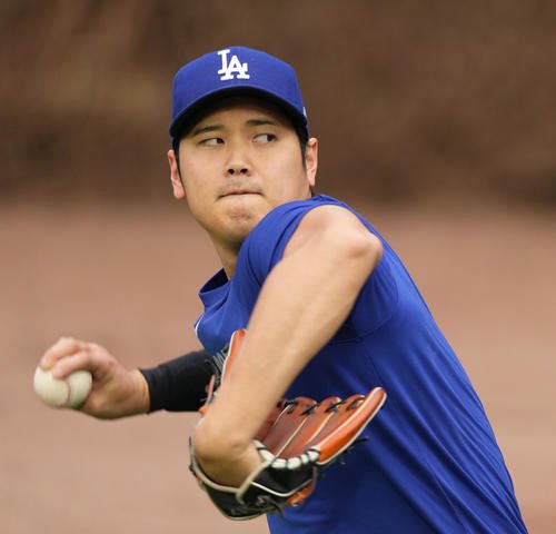 ドジャース大谷翔平(2025年4月撮影)