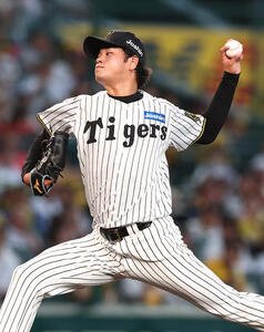 阪神対DeNA　阪神先発の高橋(撮影･上田博志)
