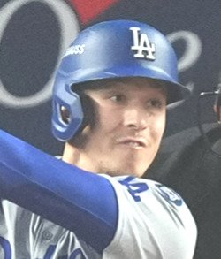 ドジャースのトミー･エドマン(2024年10月撮影)