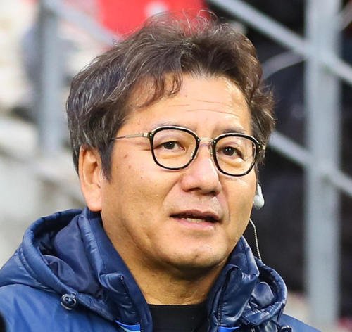 Jリーグチェアマンの野々村芳和氏(2024年2月23日撮影)