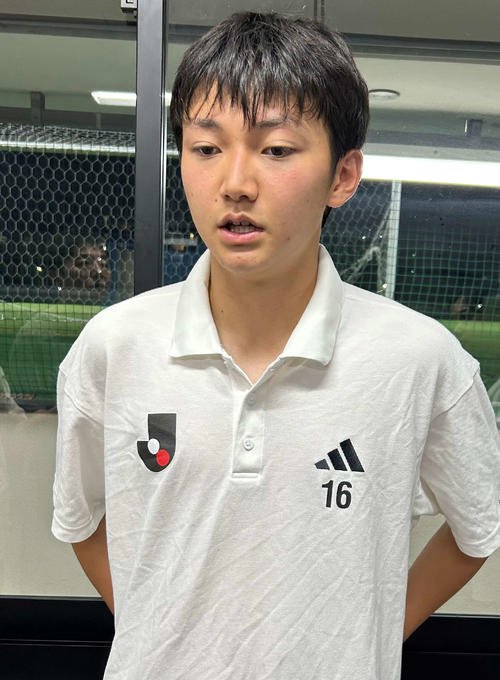 U－15Jリーグ選抜で積極果敢な縦突破を繰り返した廣山濯