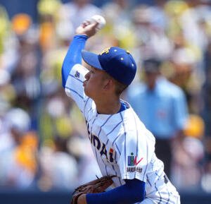 最速158キロのドラ1候補健大高崎･石垣元気