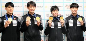 左から浅海、山田、加納、古俣