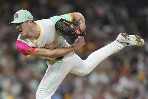パドレス先発ピベッタが7回1失点の好投(AP)