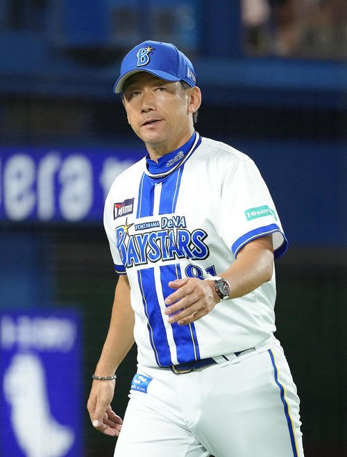 DeNA三浦監督(2025年7月12日撮影)