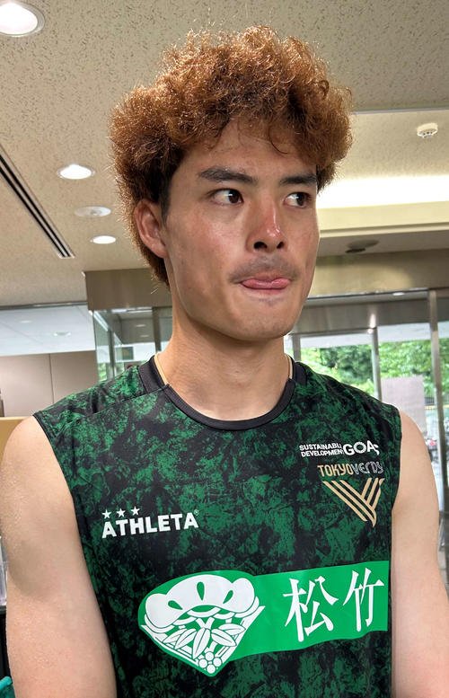 横浜戦に向けて意気込みを口にする東京V･DF谷口栄斗
