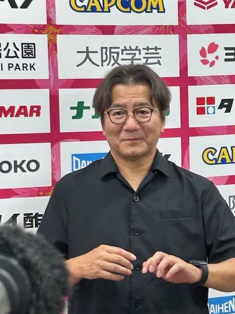 開幕戦を終えて取材に応じるWEリーグ野々村芳和チェア