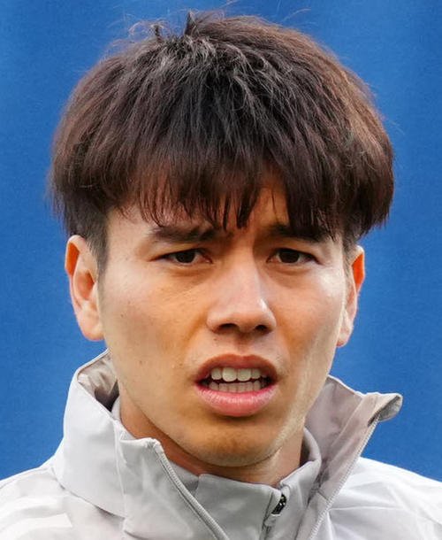 田中碧(2025年3月撮影)