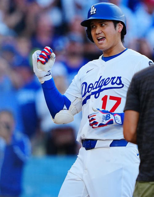 大谷翔平(2025年7月21日撮影)