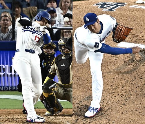 ドジャース大谷翔平(2025年6月17日撮影)
