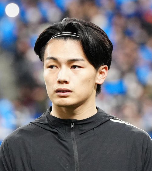 上田綺世(2025年3月撮影)