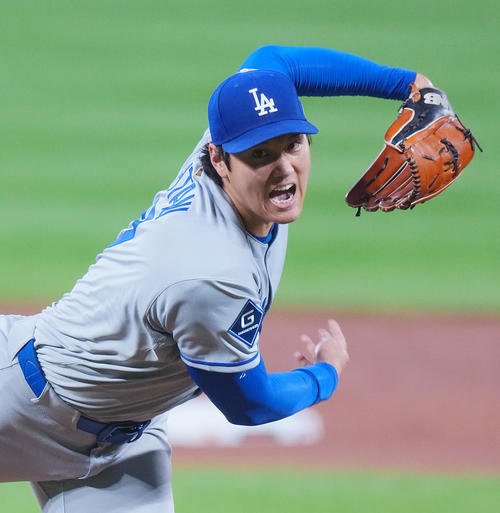 ドジャース大谷翔平(2025年9月5日撮影)