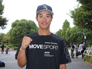 日本製鉄瀬戸内対サムティ　4回に先制V弾と7回には適時打を放った、日本製鉄瀬戸内･広田(撮影･中島麗)