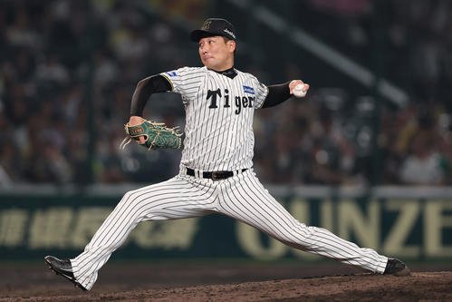 阪神岩崎優(2025年8月撮影)