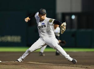 ウエスタン阪神対広島　阪神先発の西勇(撮影･藤尾明華)