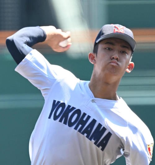 横浜･織田翔希(2025年8月撮影)