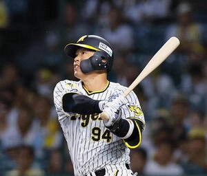 24年CSファースト第2戦で代打本塁打を放った阪神原口文仁