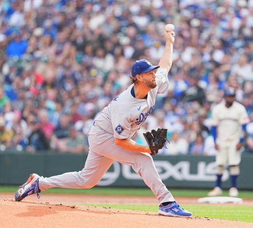 マリナーズ対ドジャース　ドジャース先発のカーショー
