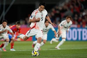 U－20W杯　ペナルティーキックから先制点を決めた市原吏音(AP)