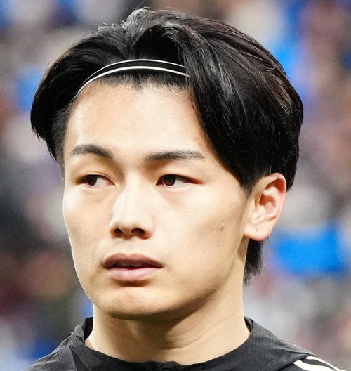 上田綺世(2025年3月撮影)