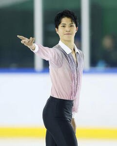 男子SPの演技を終えた垣内(撮影･前田充)