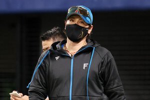日本ハムの新庄剛志監督=6月、小玉重隆撮影