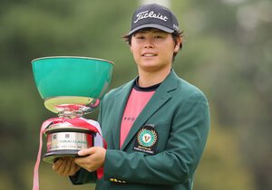 ツアー初勝利を挙げた下家秀琉