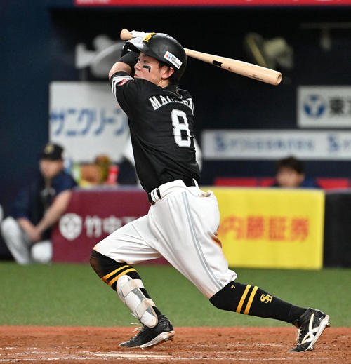 ソフトバンク牧原大成(2025年9月13日撮影)