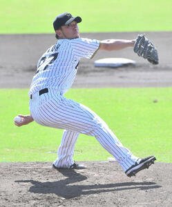 阪神対中日　阪神先発の伊藤将(撮影･岩下翔太)