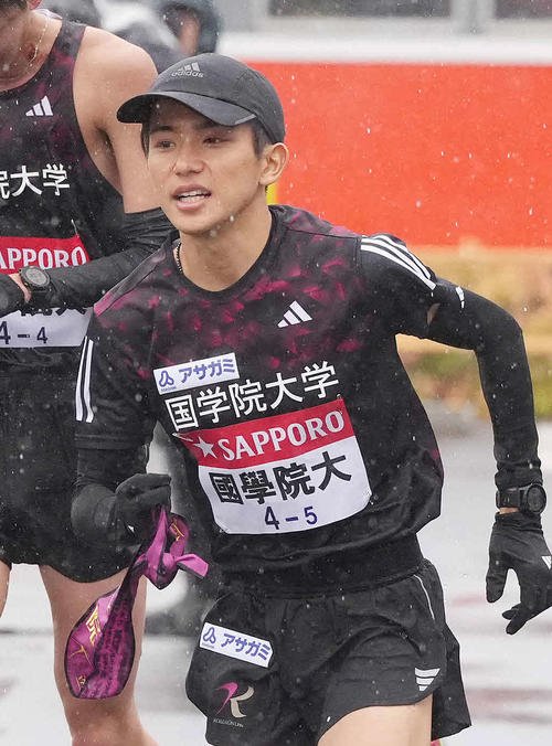 国学院大･上原琉翔(2024年1月2日撮影)