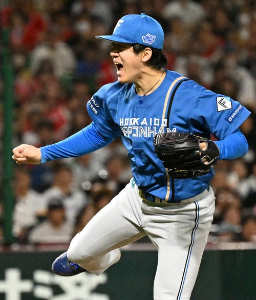 日本ハム北山亘基(2025年9月18日撮影)