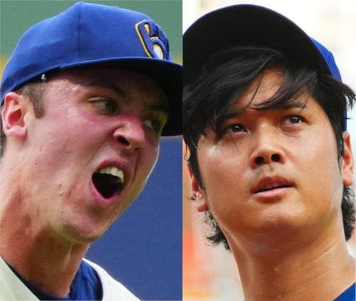 ブルワーズのミジオロウスキーとドジャースの大谷翔平