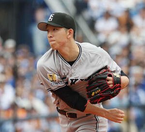 DeNA対巨人　巨人先発の戸郷(撮影･宮地輝)