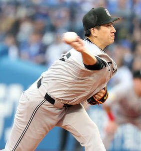 DeNA対巨人　7回裏DeNA1死一塁の場面で登板した大勢(撮影･浅見桂子)