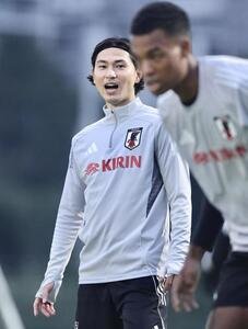 練習に臨む南野(撮影･河田真司)